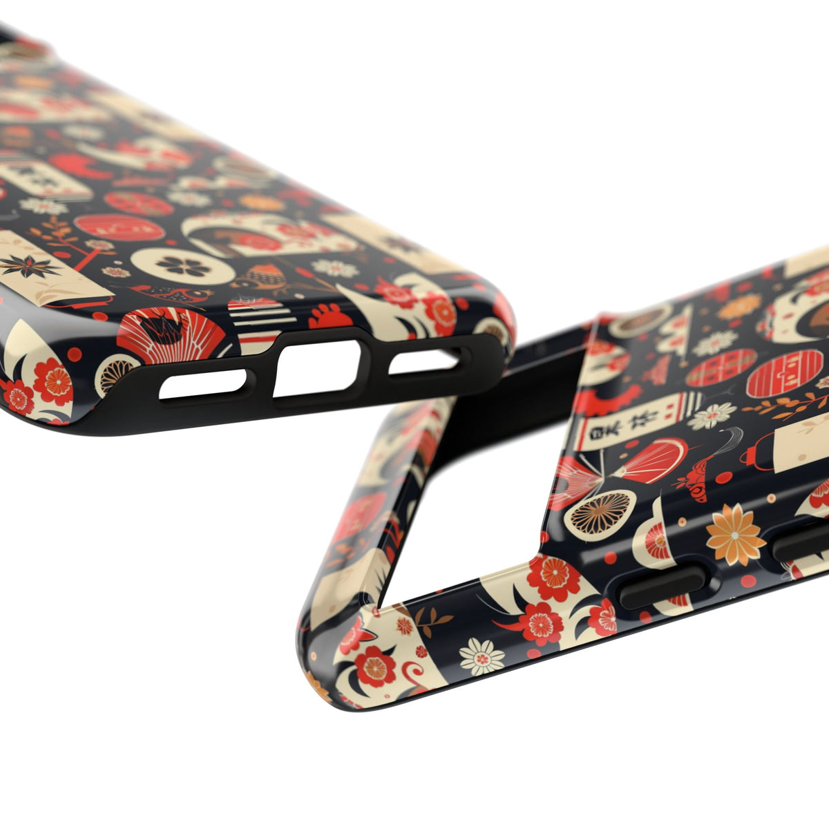 Japanese Pattern Phone Case – Elegant & Timeless Design for Your Phone 069