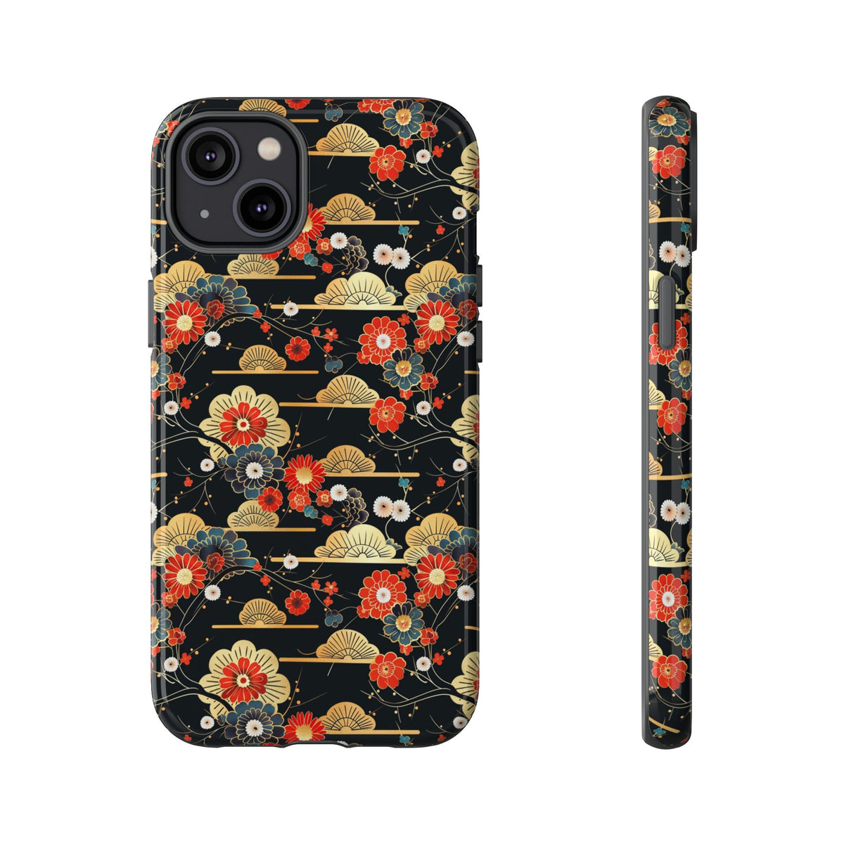 Japanese Pattern Phone Case – Elegant & Timeless Design for Your Phone 063