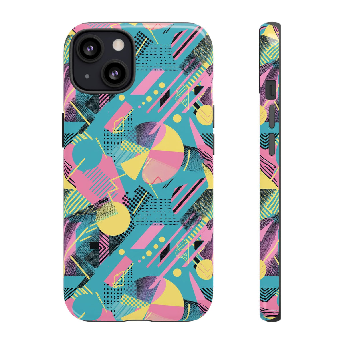 Retro 80s Seamless Phone Case – Vintage Style Meets Modern Protection 083