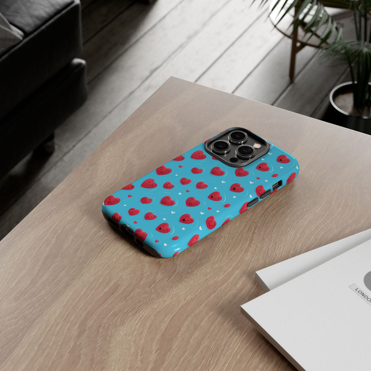 Heart Pattern Phone Case – Stylish & Loving Design for Your Device 811