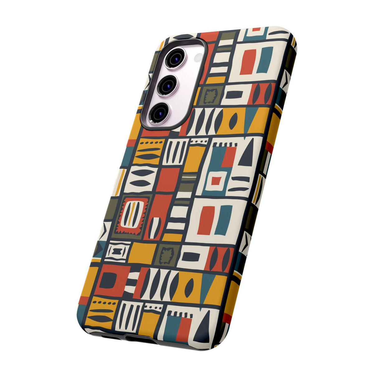 Stylish African Pattern Phone Case – Unique and Vibrant Protection 013