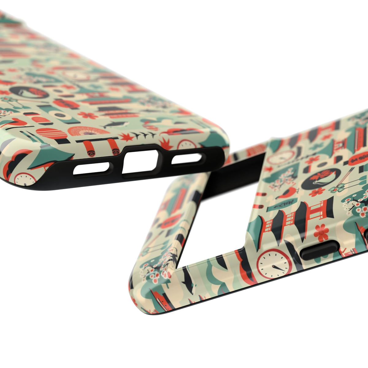 Japanese Pattern Phone Case – Elegant & Timeless Design for Your Phone 105