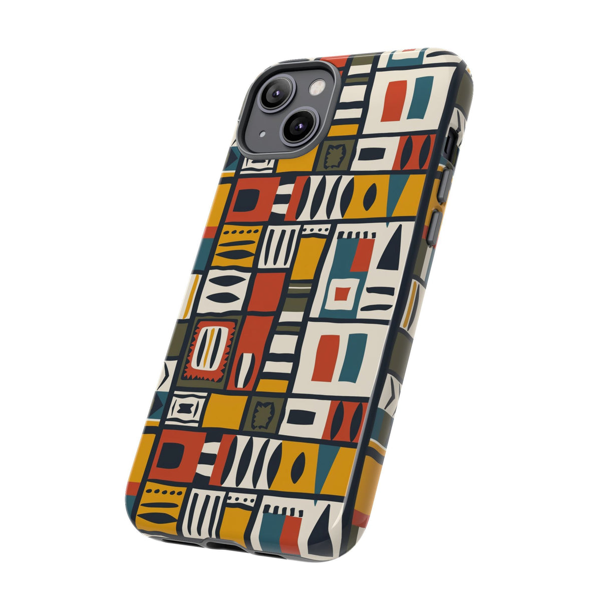 Stylish African Pattern Phone Case – Unique and Vibrant Protection 013