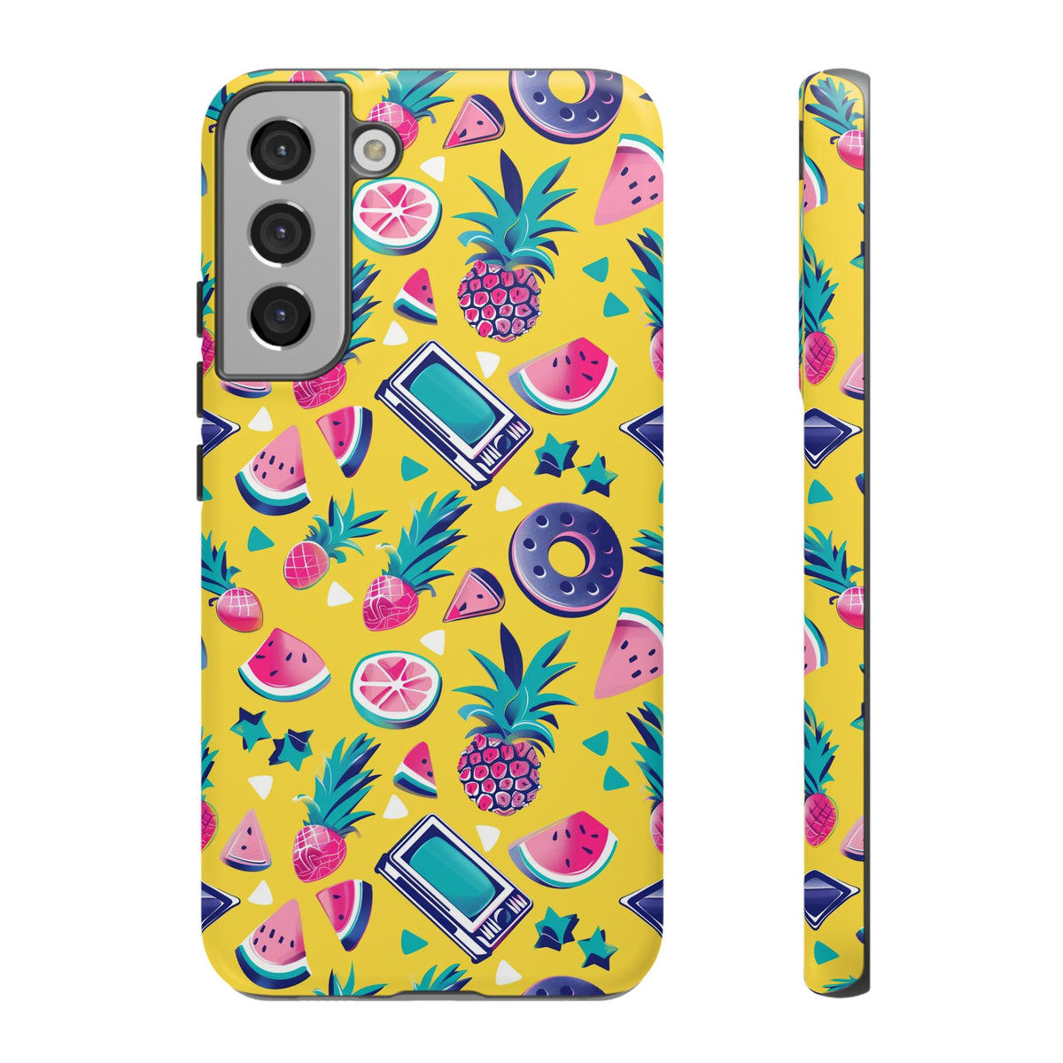 90s Themed Seamless Pattern Phone Case – Embrace Retro Style and Protection 255