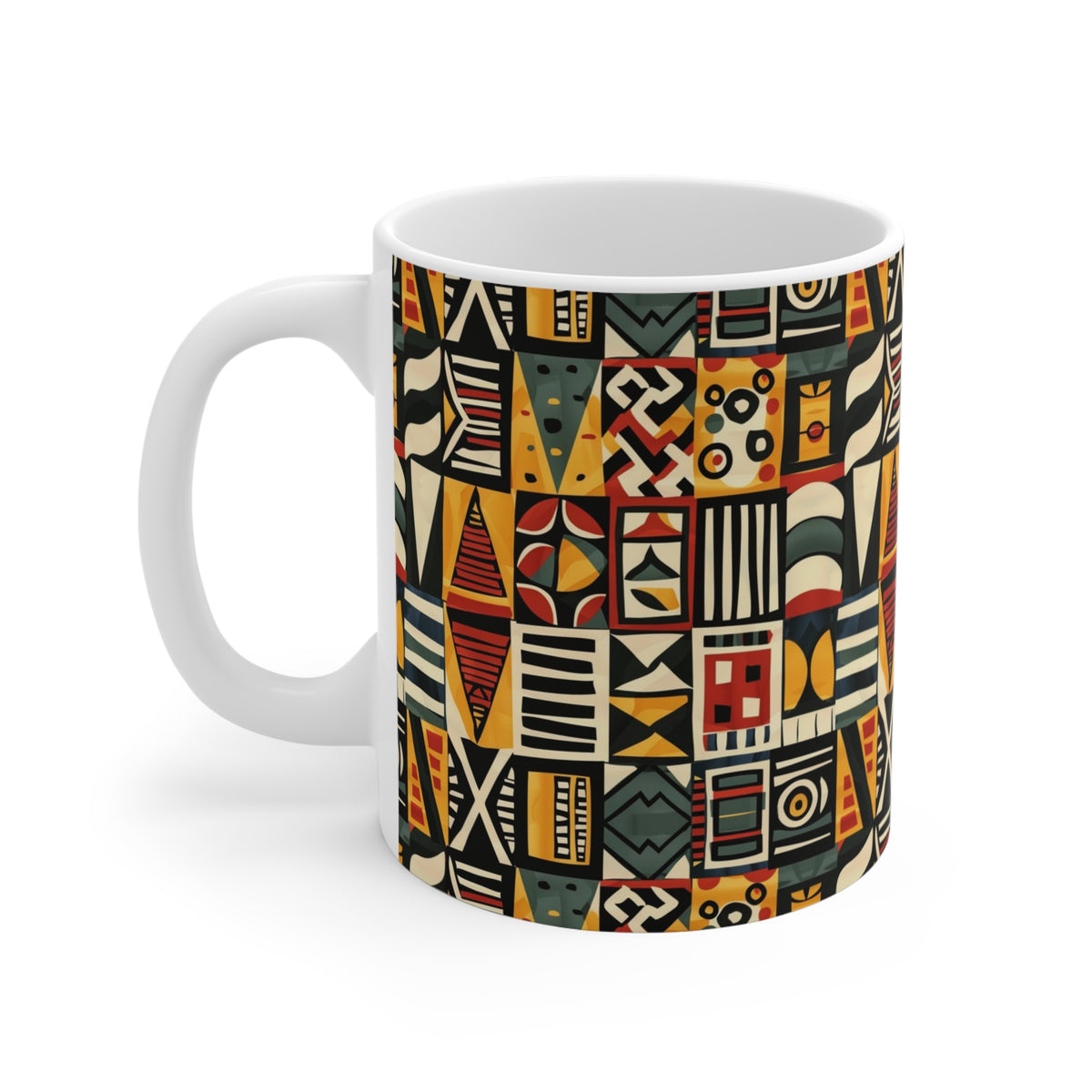 All-Over African Pattern Coffee Mug 565