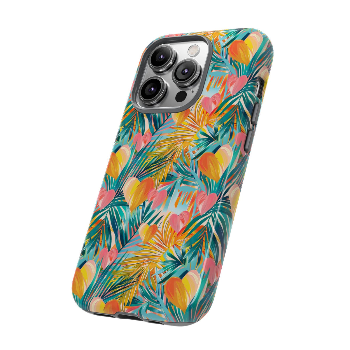 Heart Pattern Phone Case – Stylish & Loving Design for Your Device 824