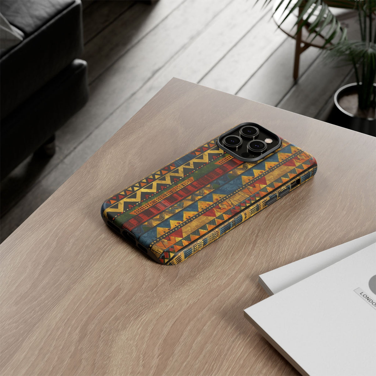 Stylish African Pattern Phone Case – Unique and Vibrant Protection 166