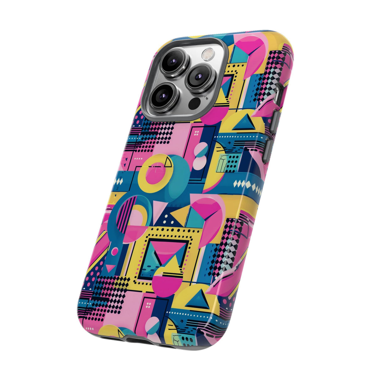 Retro 80s Seamless Phone Case – Vintage Style Meets Modern Protection 090