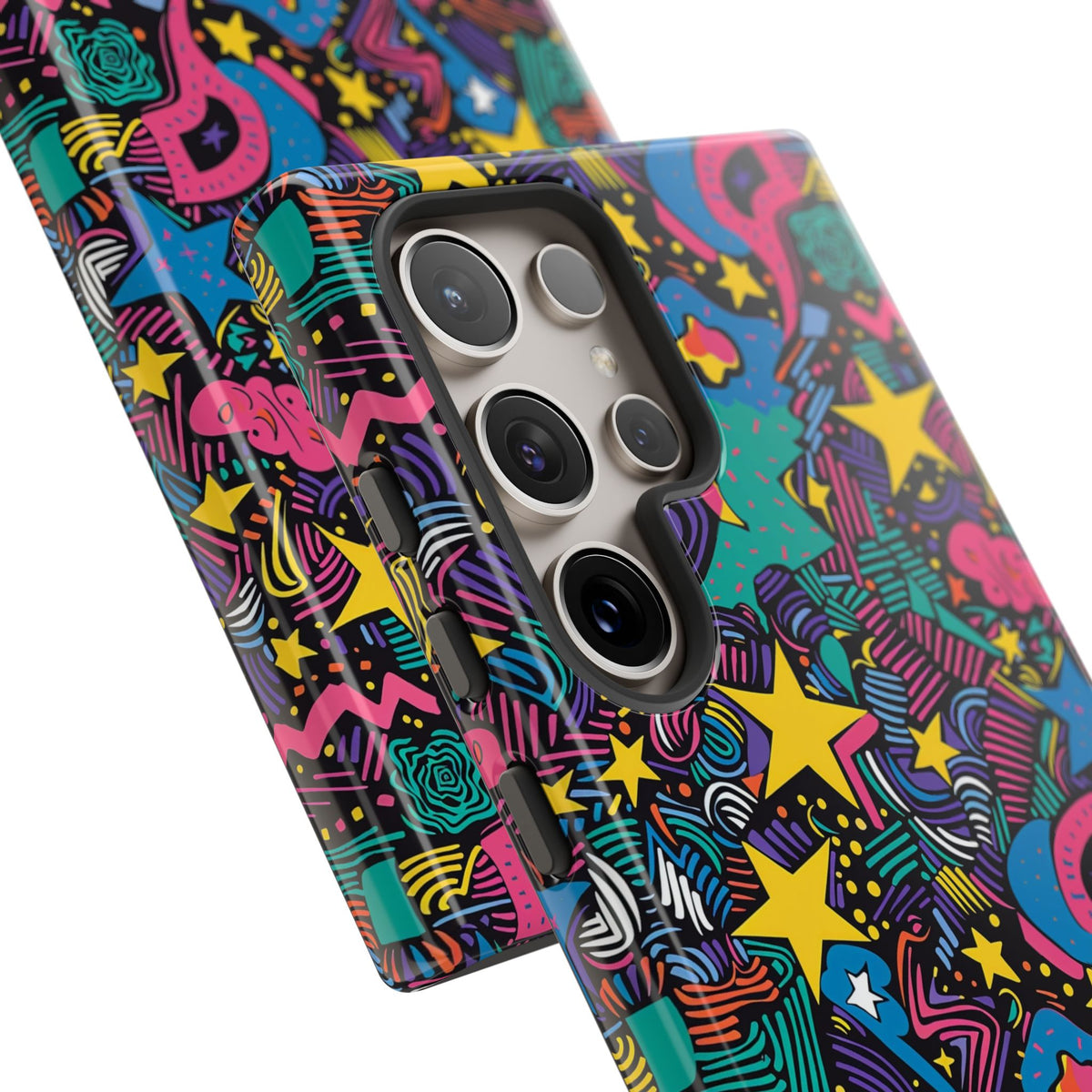 90s Themed Seamless Pattern Phone Case – Embrace Retro Style and Protection 227