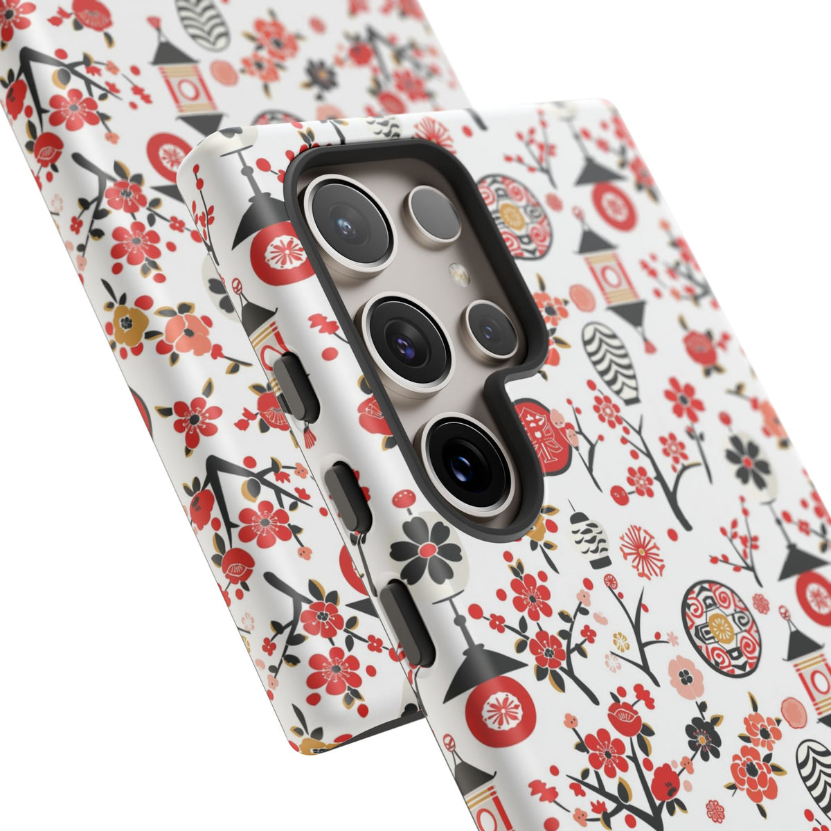 Japanese Pattern Phone Case – Elegant & Timeless Design for Your Phone 468