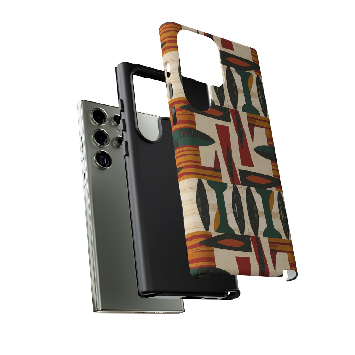 Stylish African Pattern Phone Case – Unique and Vibrant Protection 196