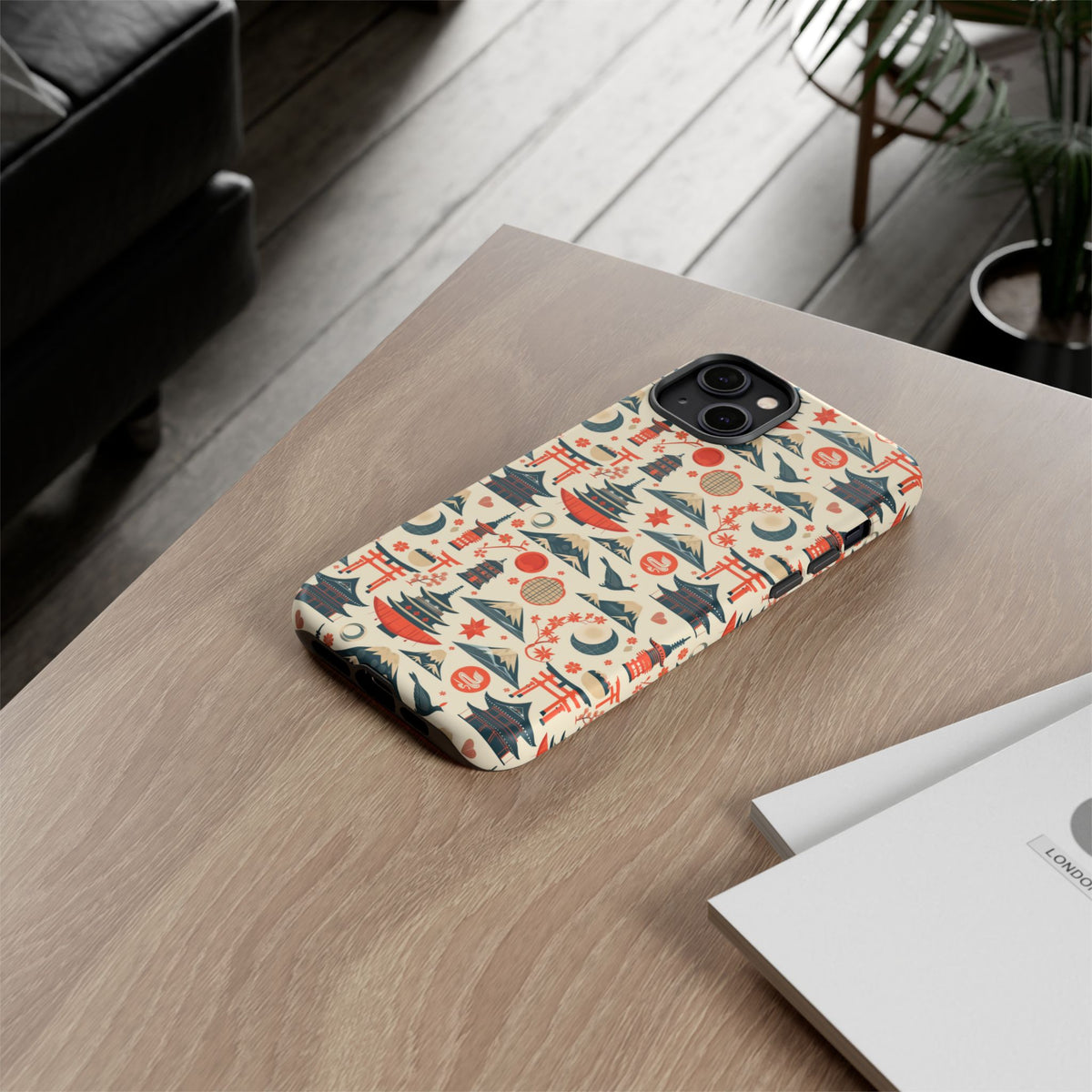 Japanese Pattern Phone Case – Elegant & Timeless Design for Your Phone 140