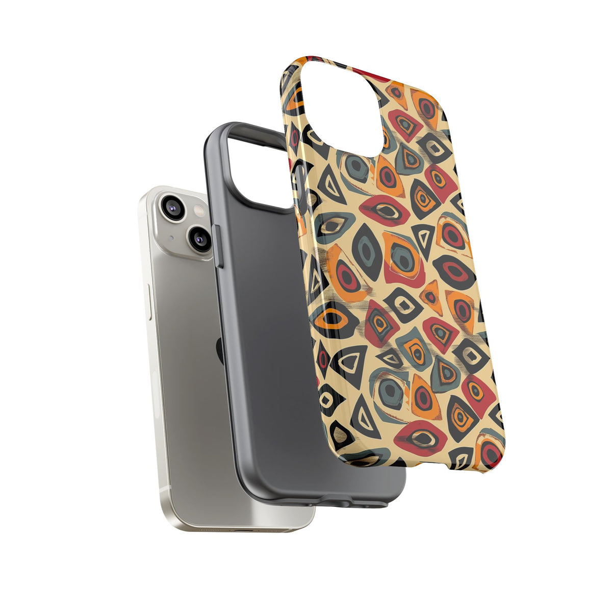 Stylish African Pattern Phone Case – Unique and Vibrant Protection 167