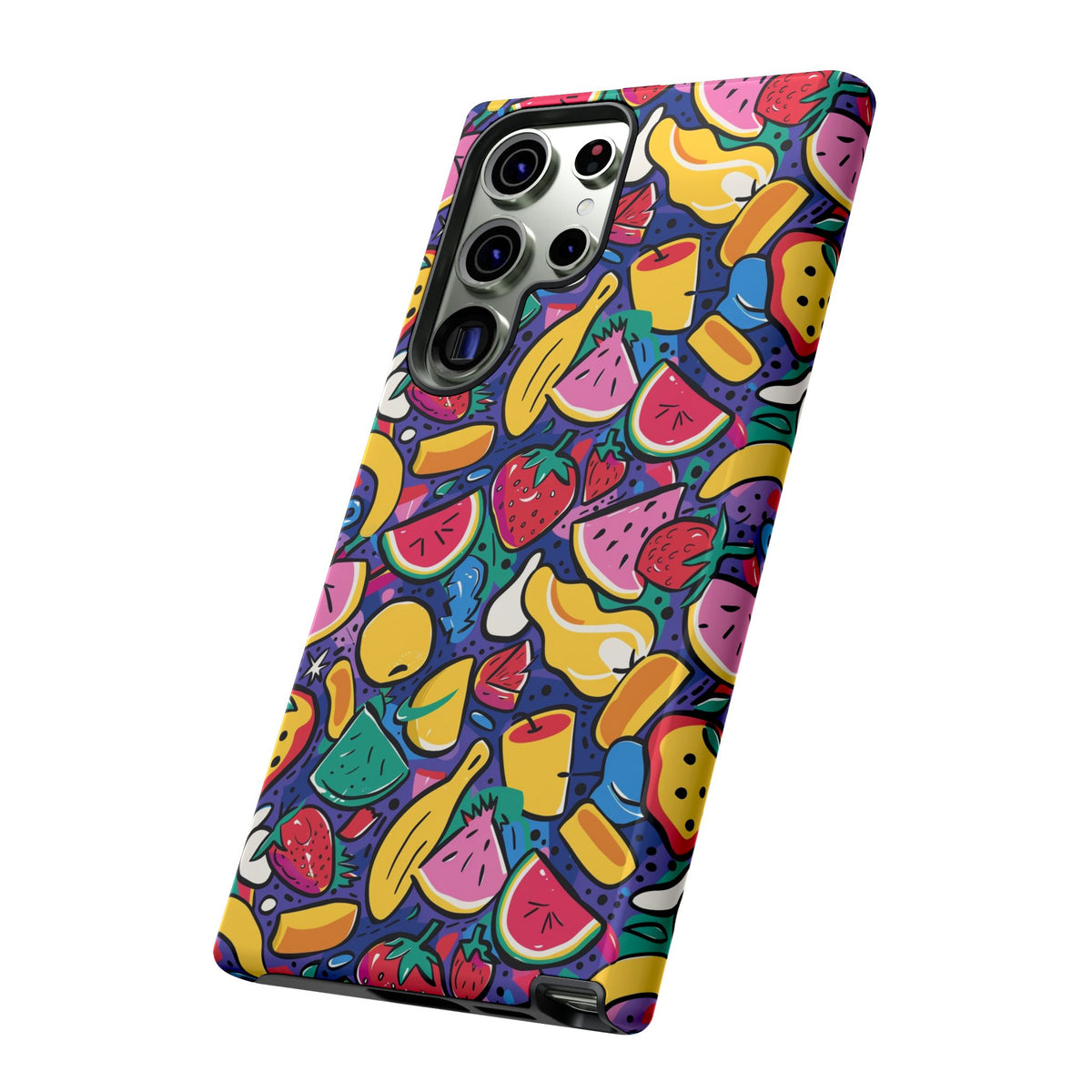 90s Themed Seamless Pattern Phone Case – Embrace Retro Style and Protection 316