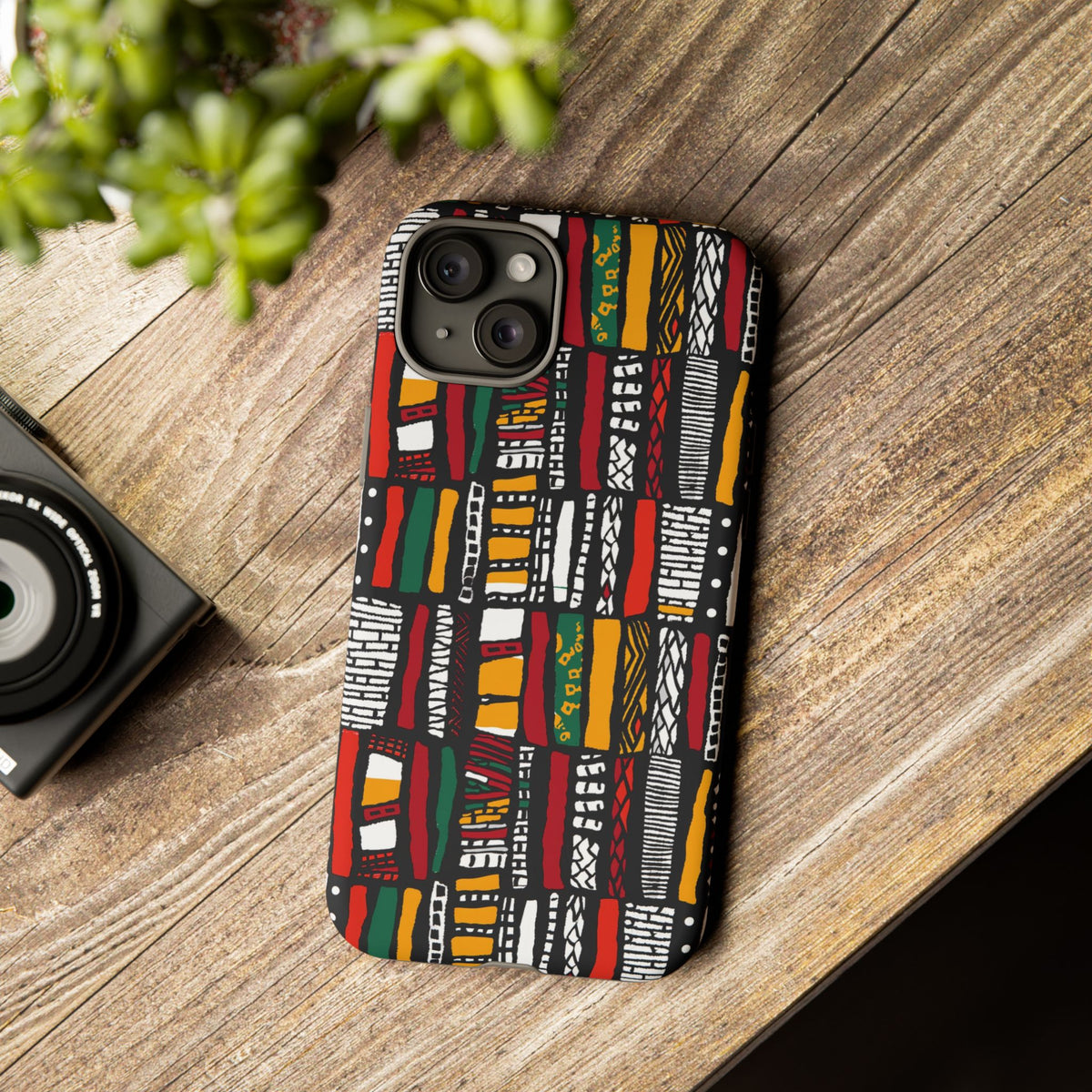 Stylish African Pattern Phone Case – Unique and Vibrant Protection 212