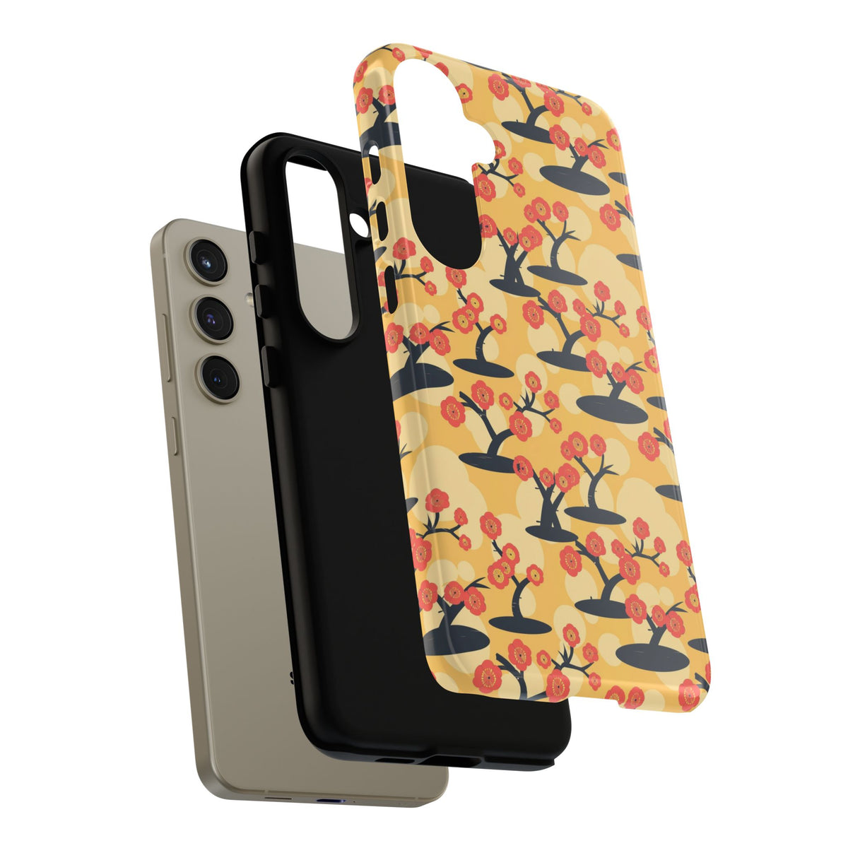 Japanese Pattern Phone Case – Elegant & Timeless Design for Your Phone 044