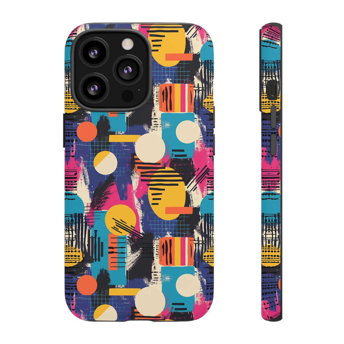 Retro 80s Seamless Phone Case – Vintage Style Meets Modern Protection 153