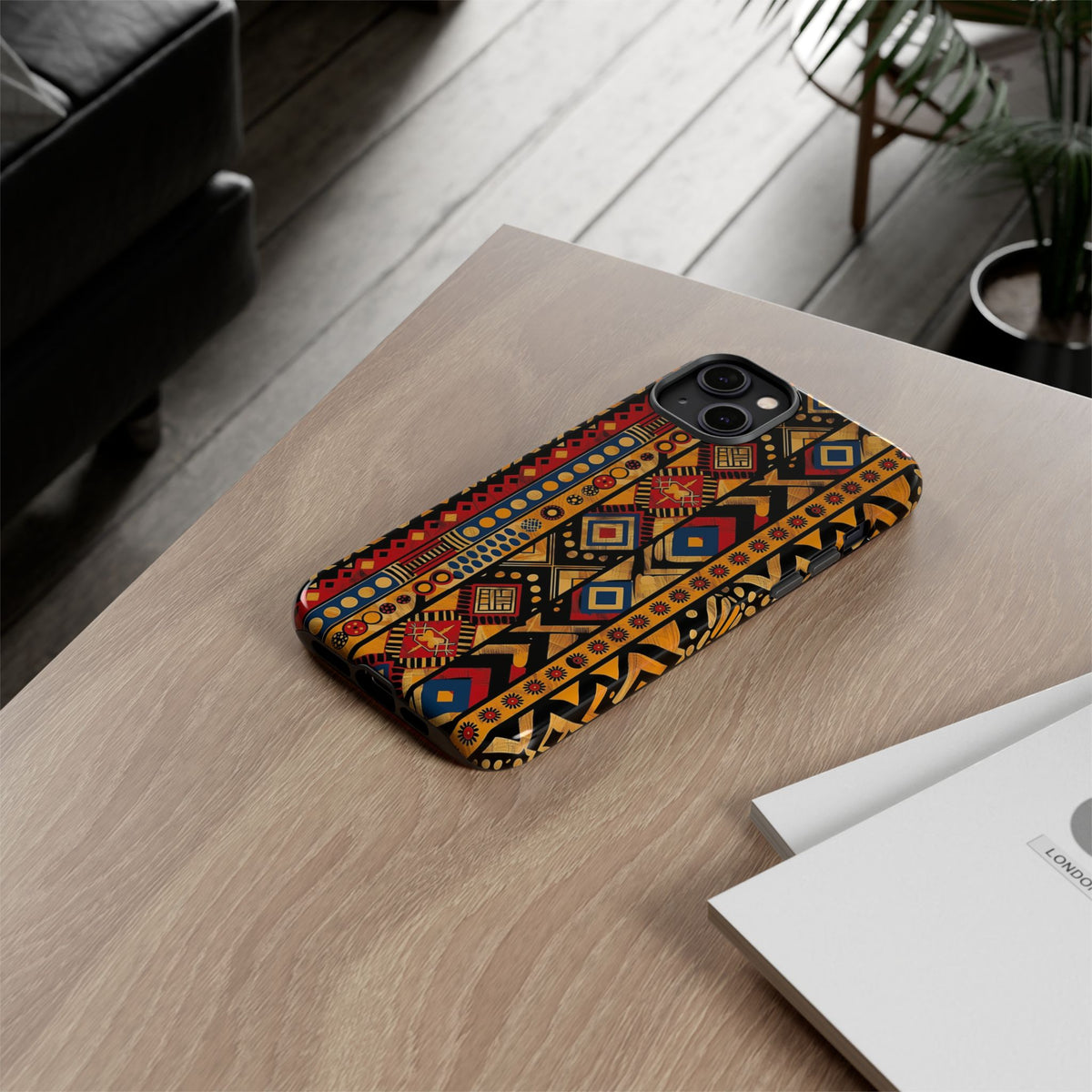 Stylish African Pattern Phone Case – Unique and Vibrant Protection 148