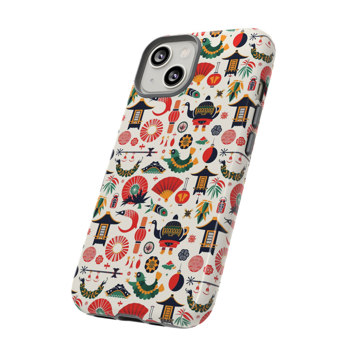 Japanese Pattern Phone Case – Elegant & Timeless Design for Your Phone 461