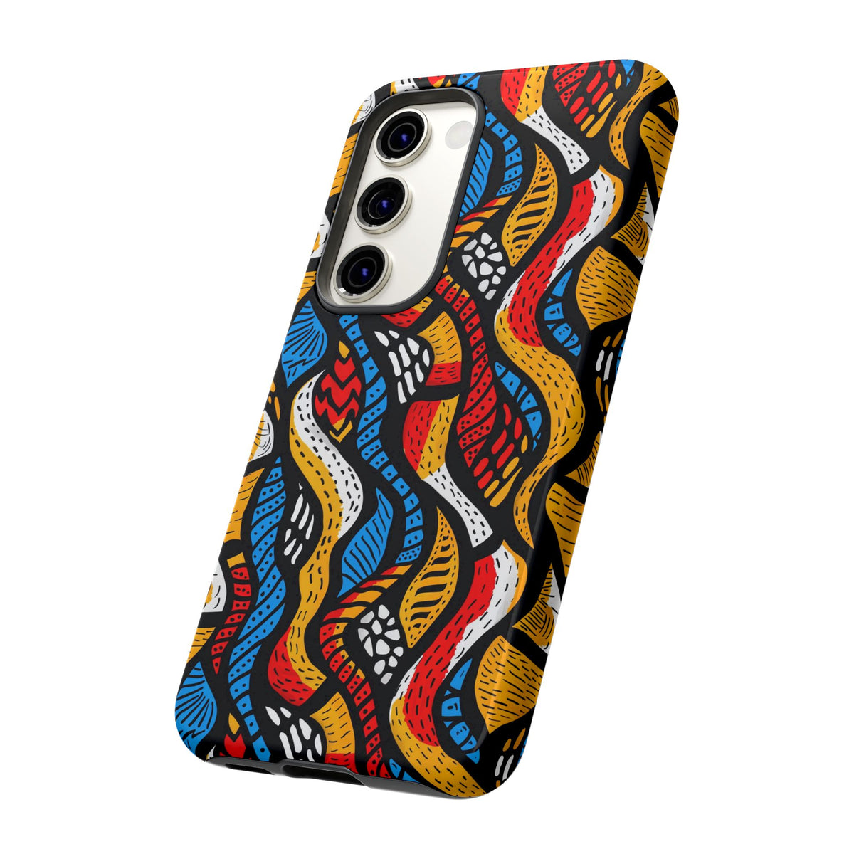 Stylish African Pattern Phone Case – Unique and Vibrant Protection 155