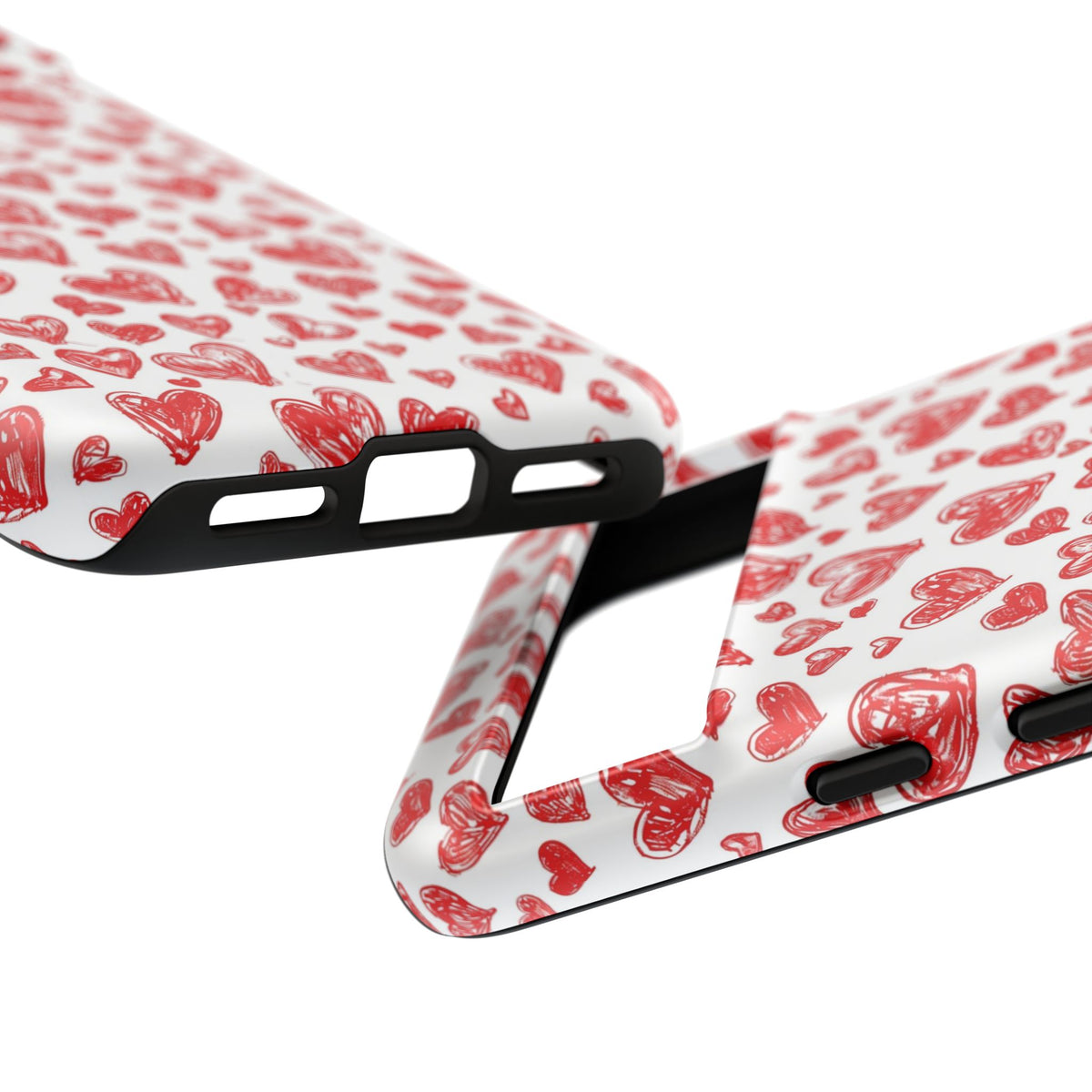 Heart Pattern Phone Case – Stylish & Loving Design for Your Device 814