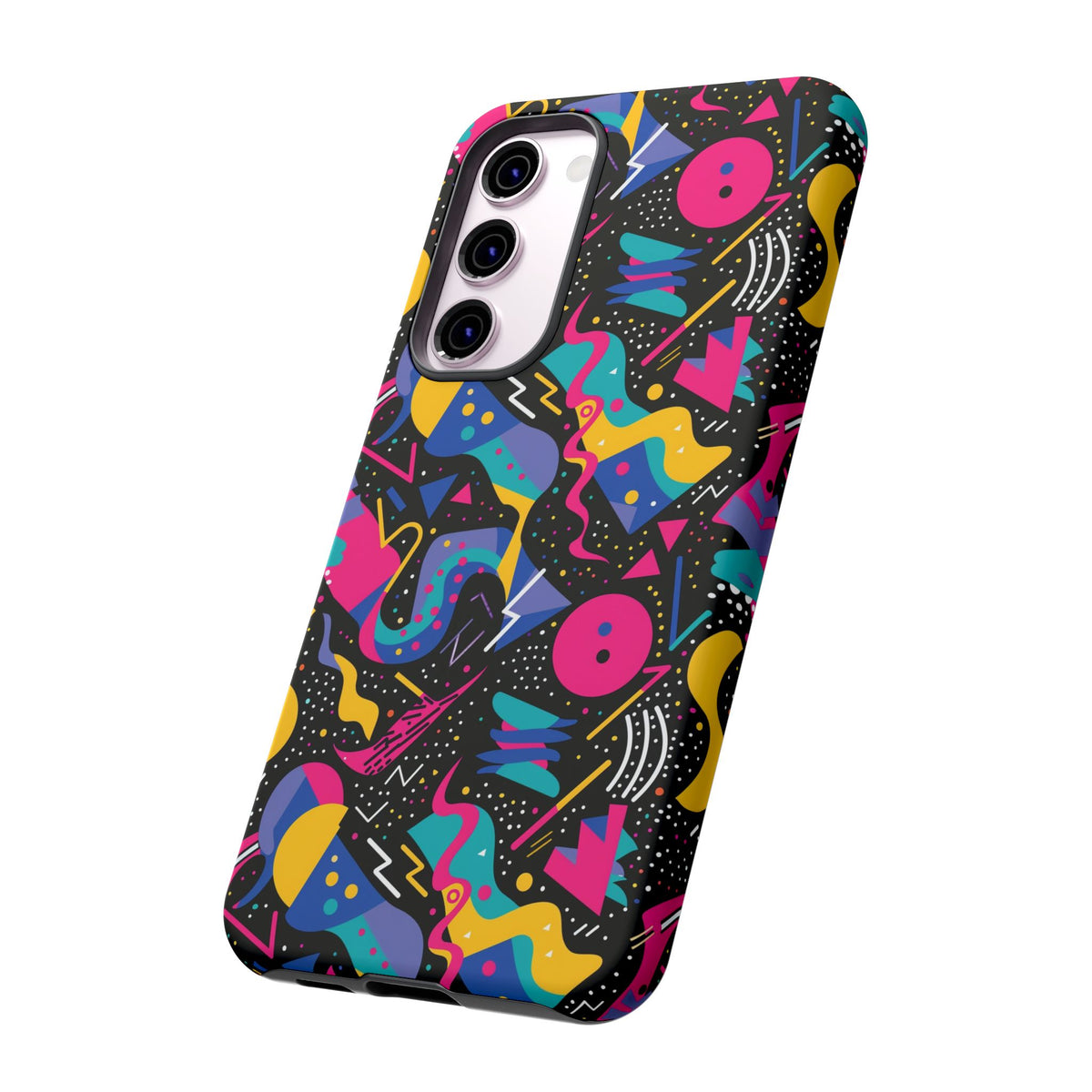 90s Themed Seamless Pattern Phone Case – Embrace Retro Style and Protection 302