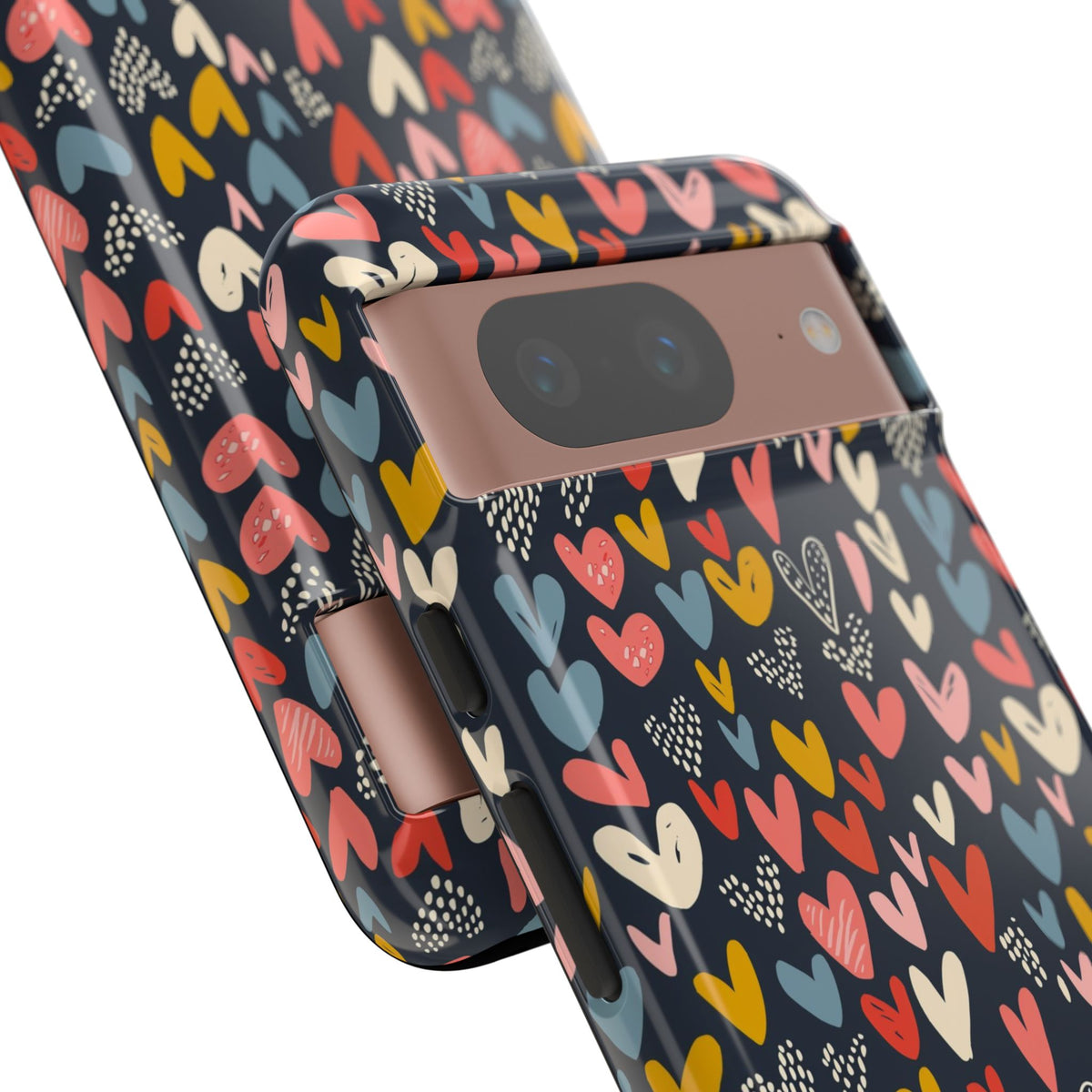 Heart Pattern Phone Case – Stylish & Loving Design for Your Device 816