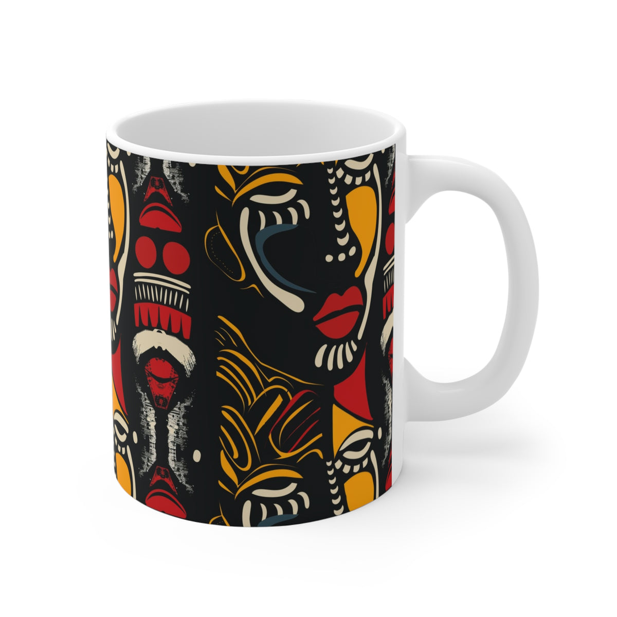 All-Over African Pattern Coffee Mug 554