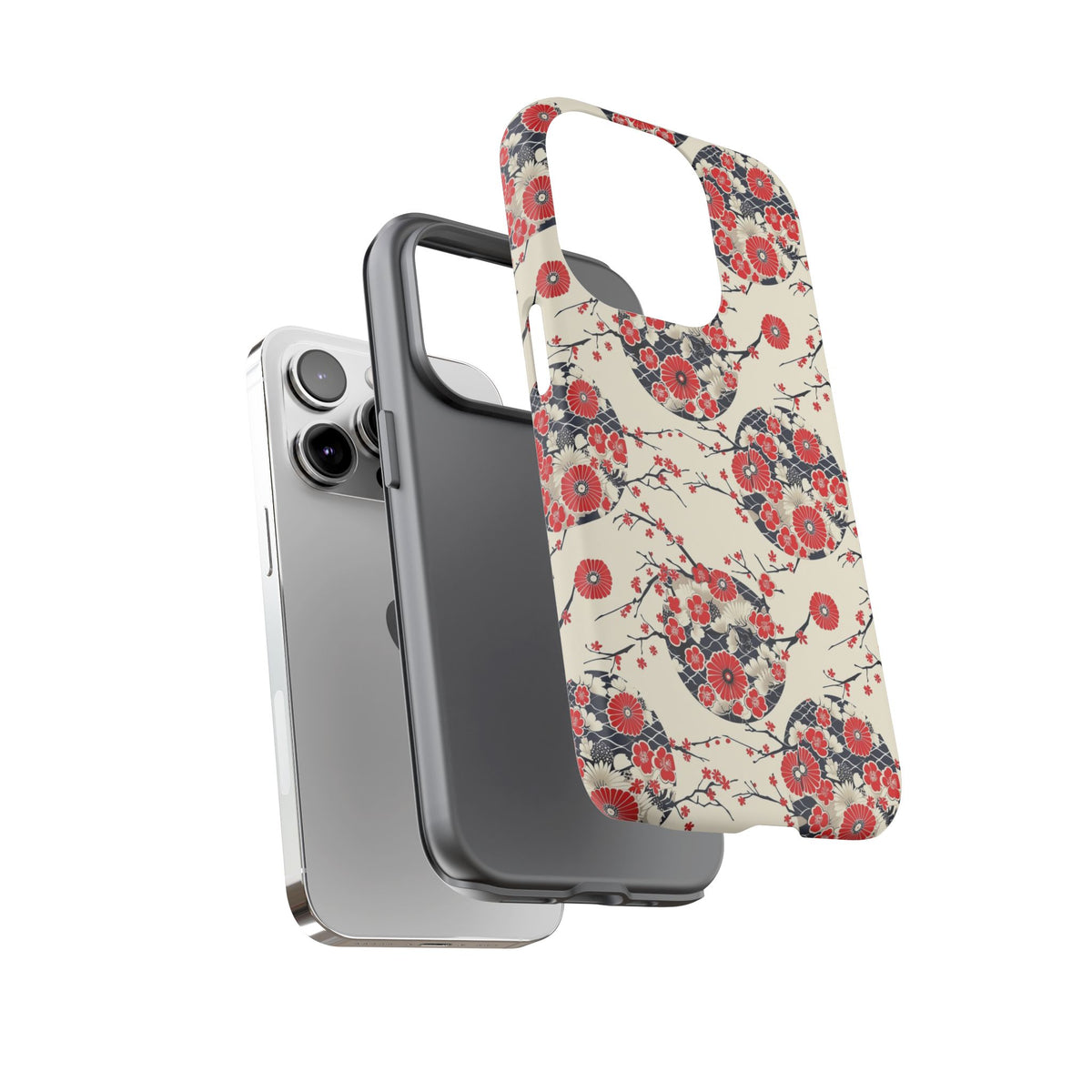 Japanese Pattern Phone Case – Elegant & Timeless Design for Your Phone 138