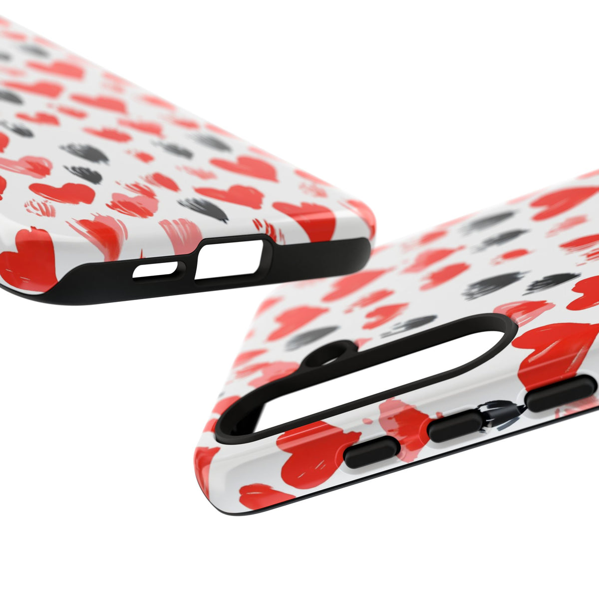 Heart Pattern Phone Case – Stylish & Loving Design for Your Device 366