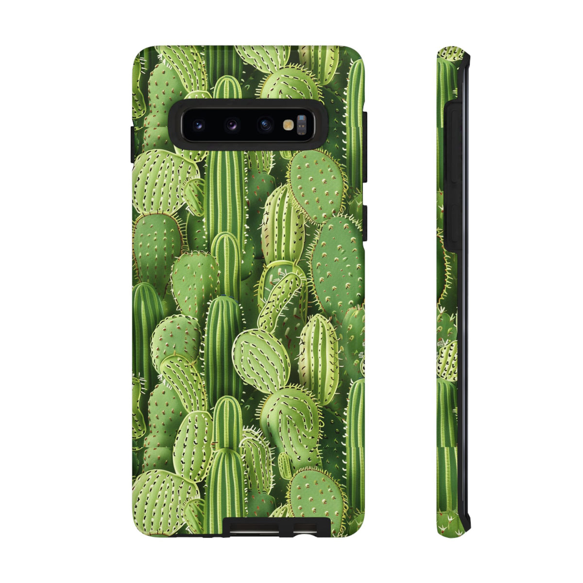 Cactus Embroidery Phone Case – Elegant and Unique Handcrafted Cactus Design