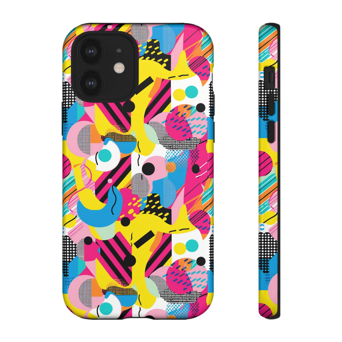 Retro 80s Seamless Phone Case – Vintage Style Meets Modern Protection 091