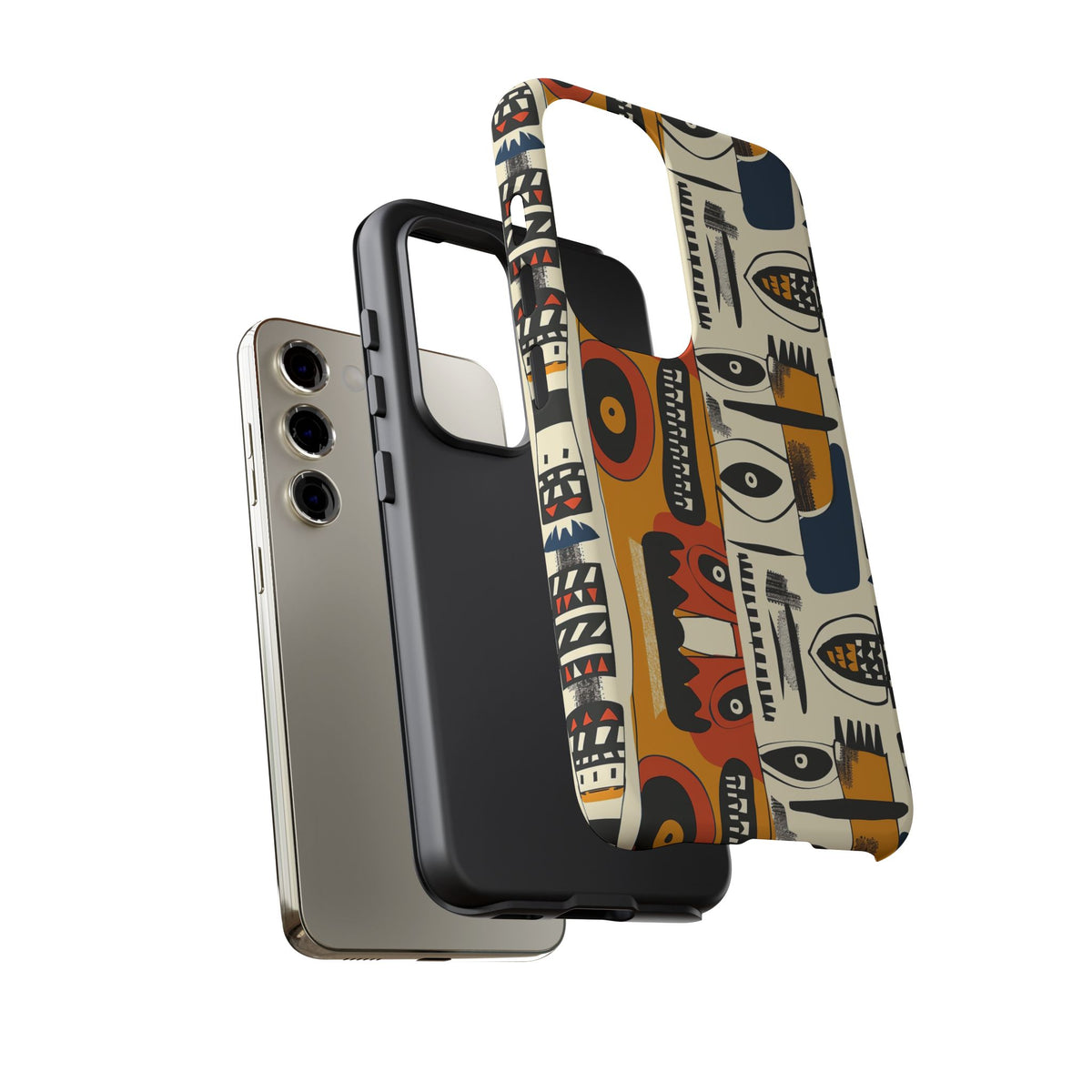 Stylish African Pattern Phone Case – Unique and Vibrant Protection 204