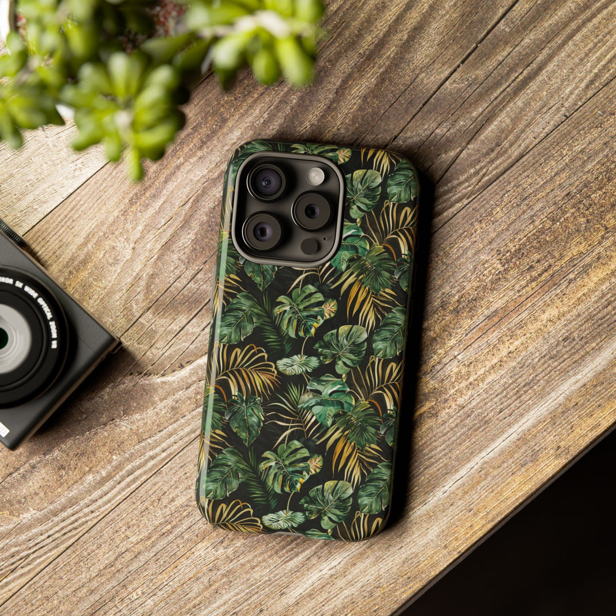 Jungle Pattern Phone Case – Exotic & Lush Design for Your Phone 334