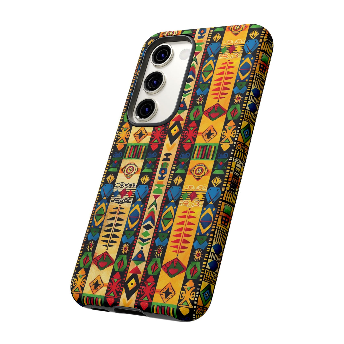 Stylish African Pattern Phone Case – Unique and Vibrant Protection 163