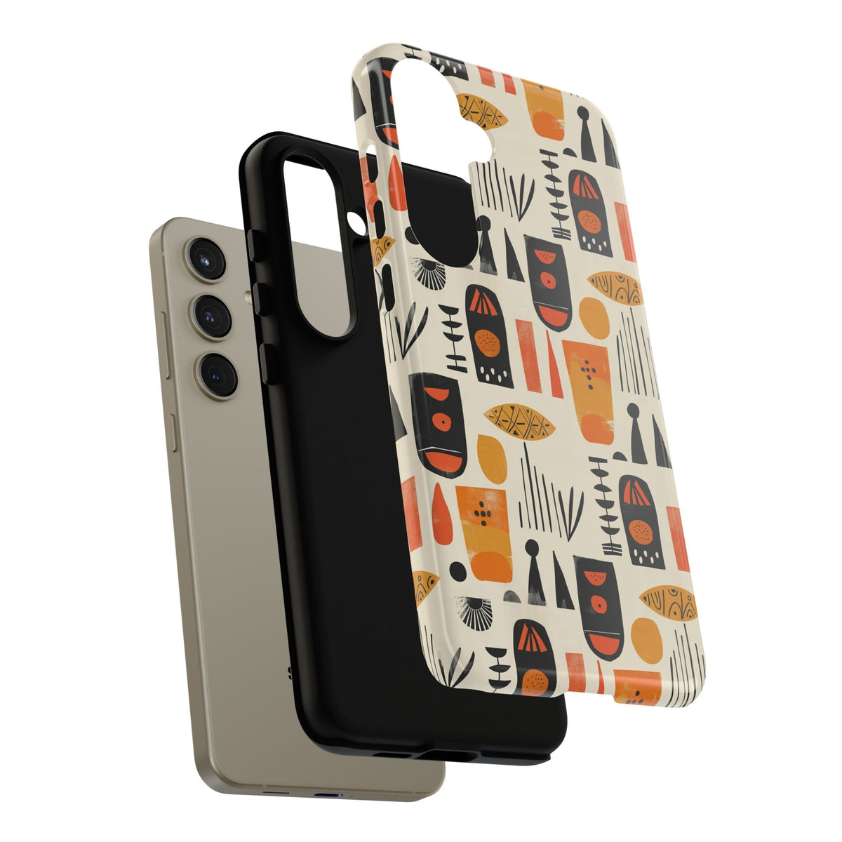 Stylish African Pattern Phone Case – Unique and Vibrant Protection 208