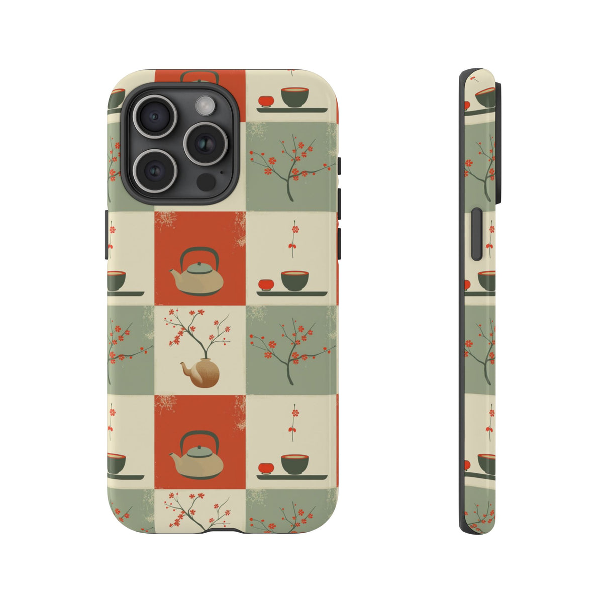 Japanese Pattern Phone Case – Elegant & Timeless Design for Your Phone 505