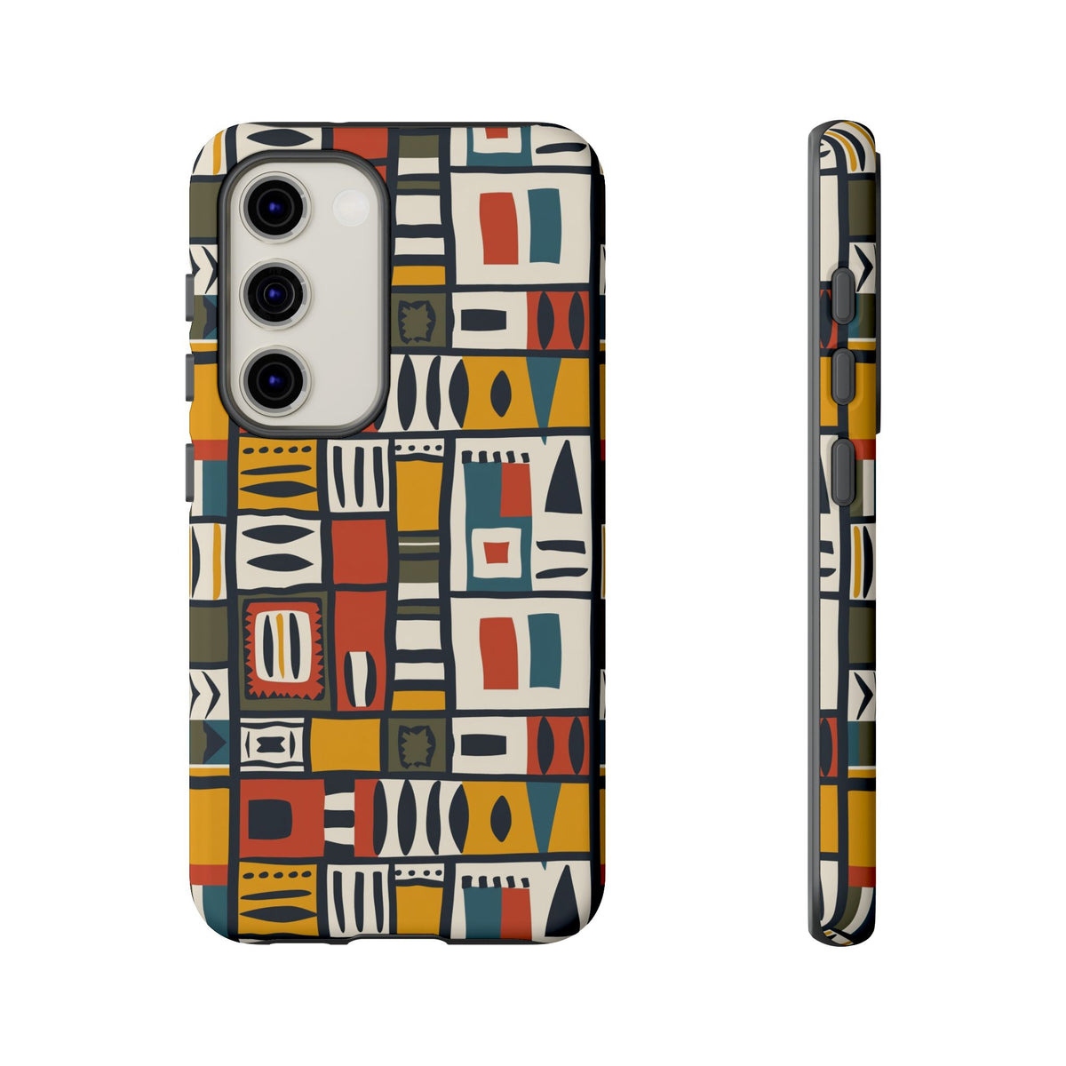 Stylish African Pattern Phone Case – Unique and Vibrant Protection 013