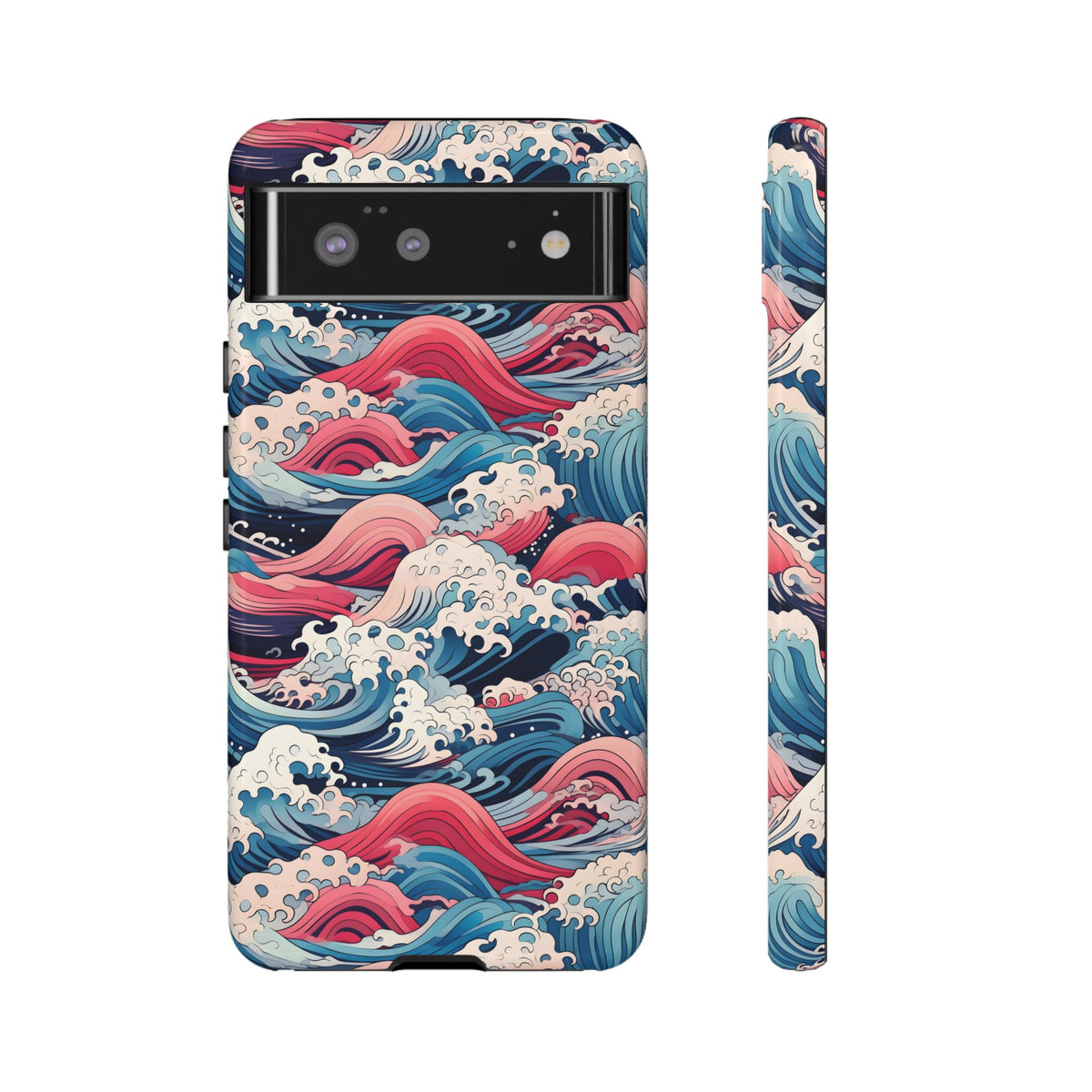 Japanese Waves Phone Case – Embrace Timeless Elegance with Classic Design 3