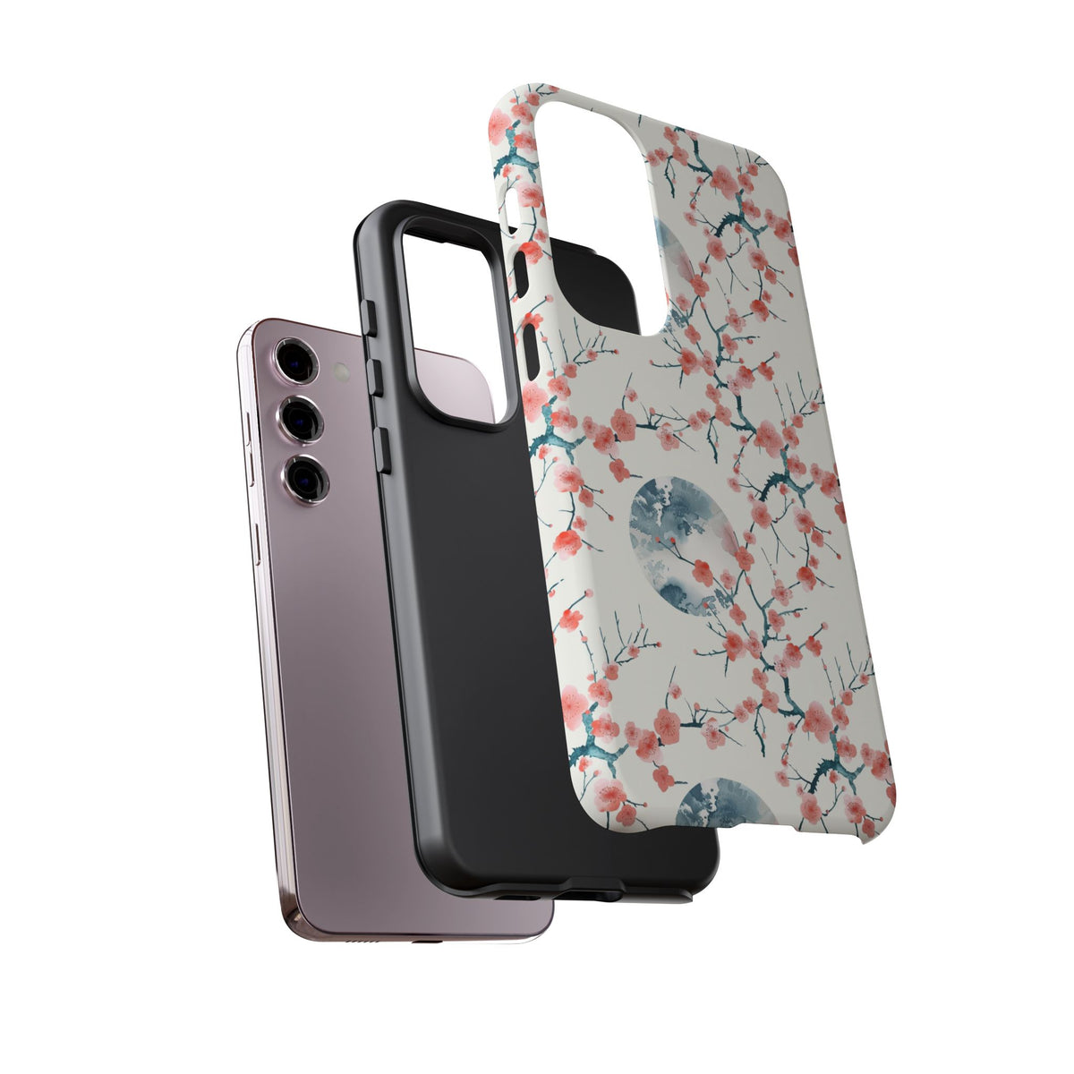 Japanese Pattern Phone Case – Elegant & Timeless Design for Your Phone 081