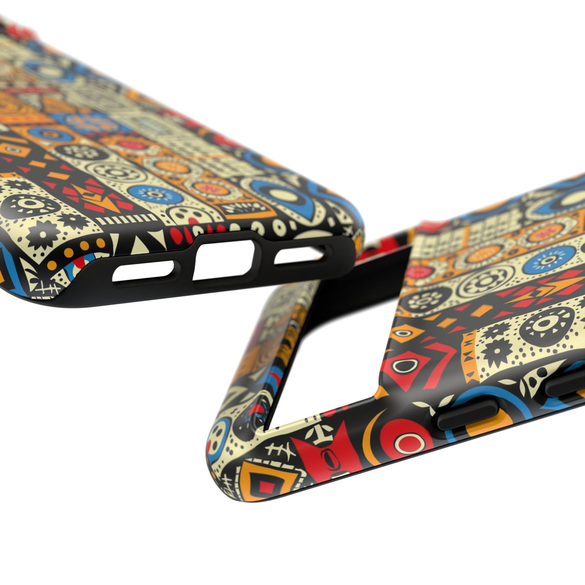 Stylish African Pattern Phone Case – Unique and Vibrant Protection 206