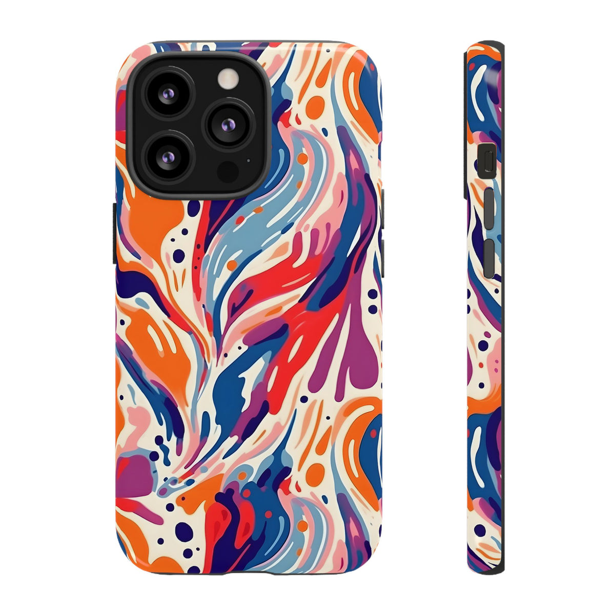 Abstract Painting Design Phone Case – Modern Art-Inspired Phone Cover 6