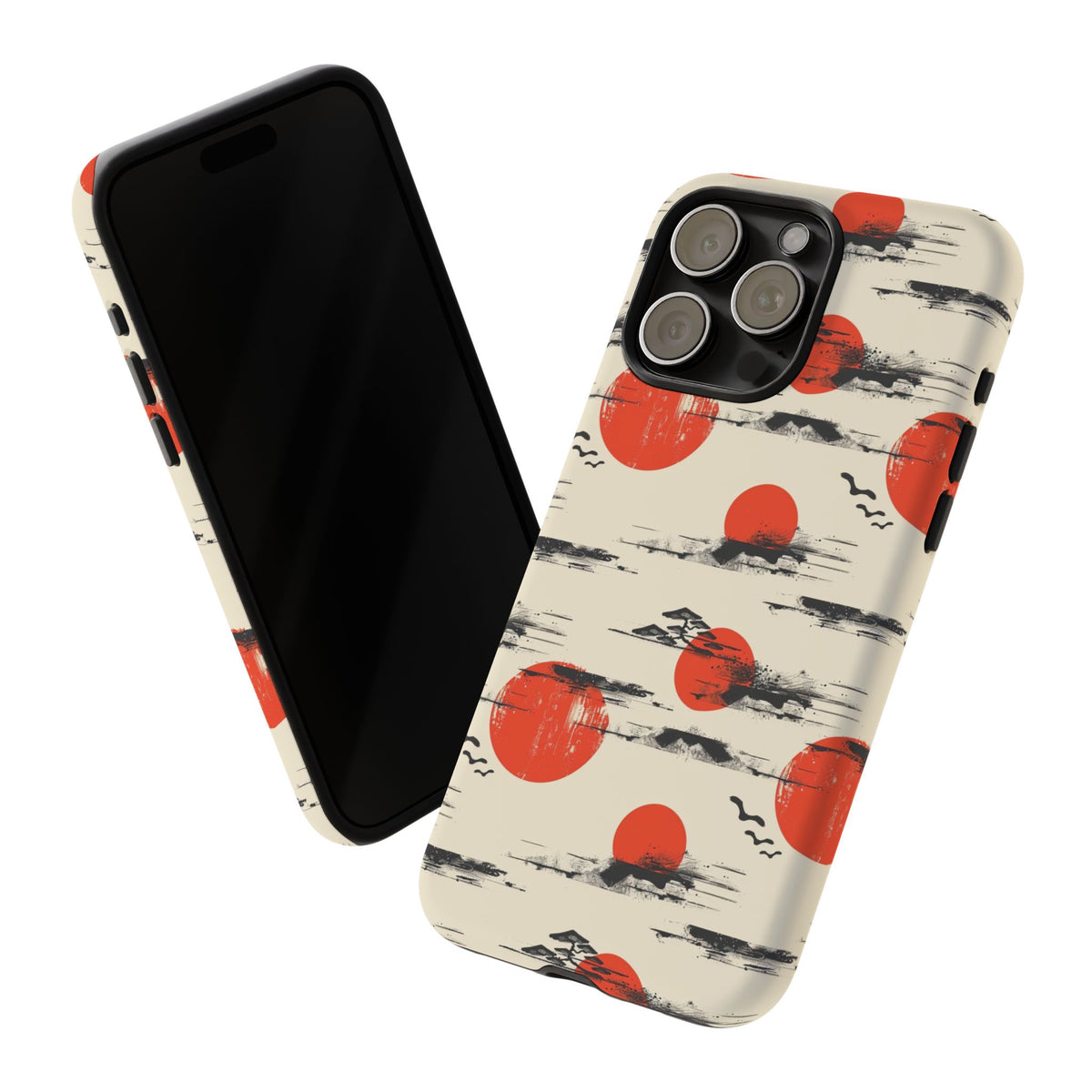 Japanese Pattern Phone Case – Elegant & Timeless Design for Your Phone 077