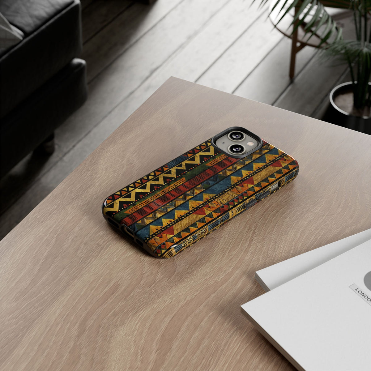 Stylish African Pattern Phone Case – Unique and Vibrant Protection 166