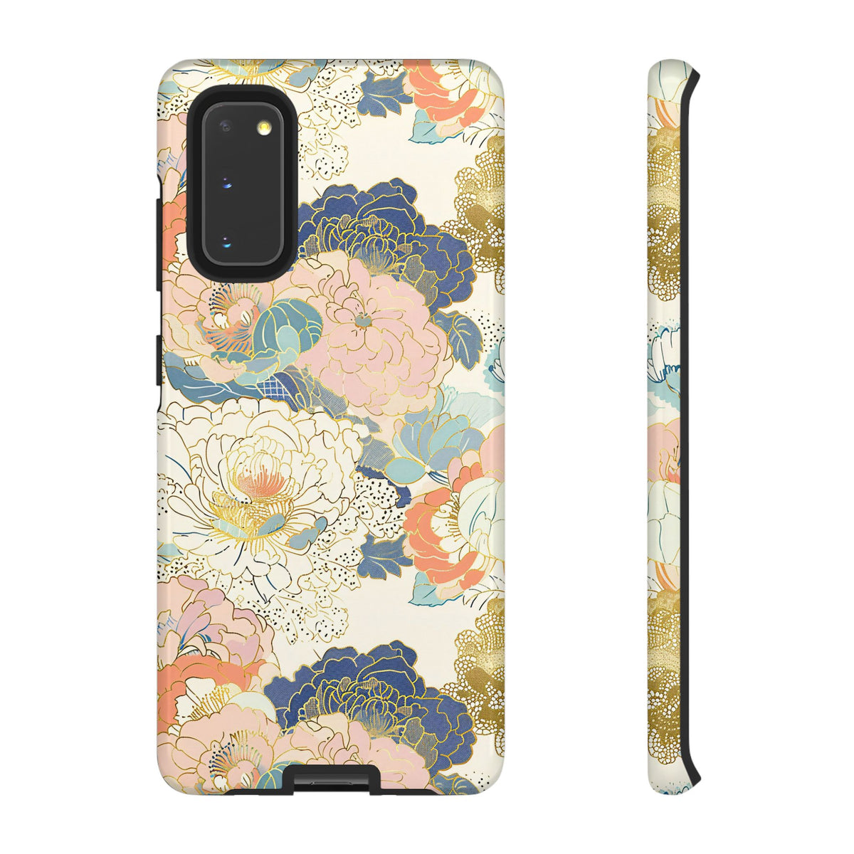 Japanese Blossom Asian Floral Design Phone Case – Elegant Floral Phone Cover 4