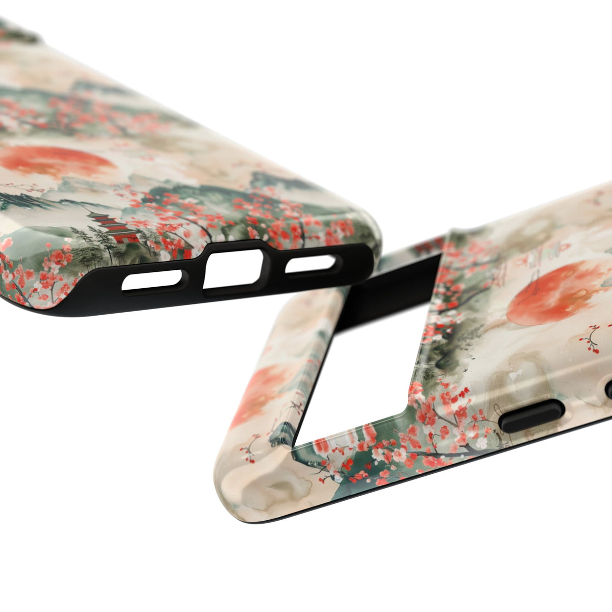 Japanese Pattern Phone Case – Elegant & Timeless Design for Your Phone 057