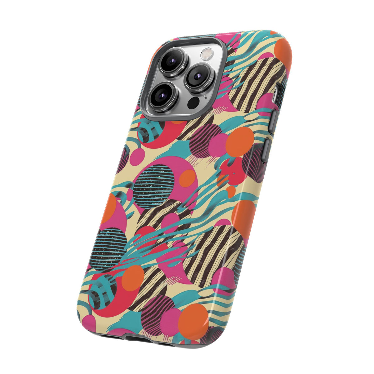 Retro 80s Seamless Phone Case – Vintage Style Meets Modern Protection 167