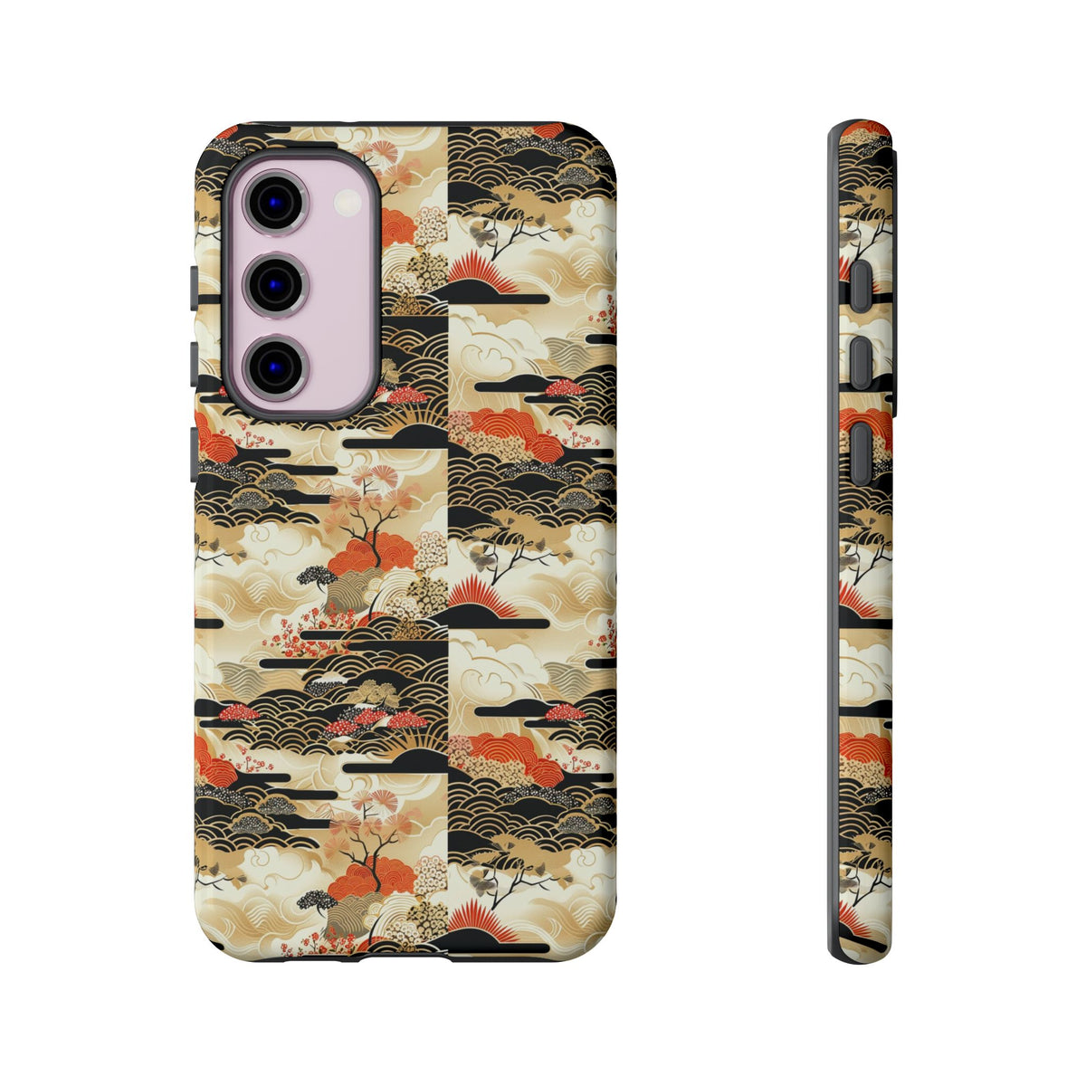 Japanese Pattern Phone Case – Elegant & Timeless Design for Your Phone 123