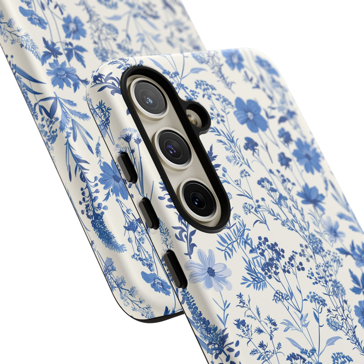 Blue French Toile Phone Case – Timeless Elegance and Classic Style