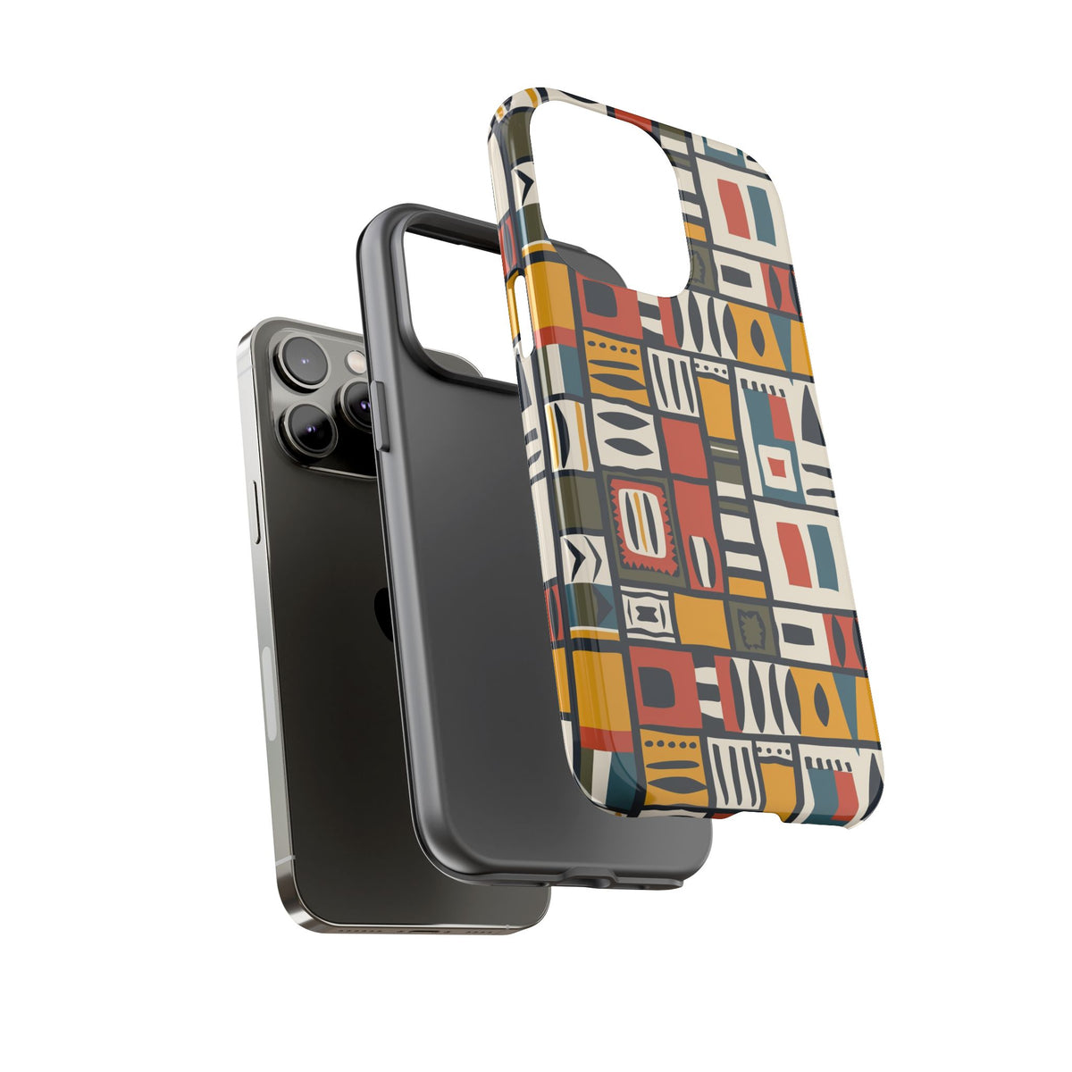 Stylish African Pattern Phone Case – Unique and Vibrant Protection 013